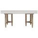 Wilmington Sand Pillar Trestle Extendable Dining Table