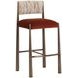 Baymont Meg Rust and Terri Nutmeg Upholstered Barstool