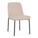 Sydney Taupe Performance Fabric Upholstered Dining Chair Set of 2