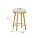 Oodle Cream Performance Vegan Mohair Upholstered Counter Height Stool