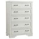 Foundry White Dove 5 Drawer Chest