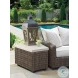 Cypress Point Ocean Honey Limestone And Rich Driftwood Gray Outdoor Accent Table