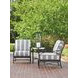 Pavlova Gray Upholstered Outdoor Accent Chair