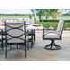 Pavlova Gray Upholstered Outdoor Dining Chair