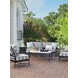 Pavlova Gray Upholstered Outdoor Accent Chair