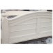 Rodanthe Dove White Twin Poster Bed