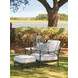 Pavlova White Performance Fabric Rectangular Outdoor Ottoman