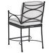 Pavlova White and Black Performance Fabric Outdoor Counter Height Stool