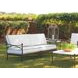 Pavlova Black and White Performance Fabric Outdoor Conversation Set