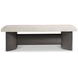 Geneve Beige Performance Fabric Upholstered Accent Bench