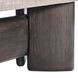 Geneve Beige Performance Fabric Upholstered Accent Bench