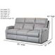 Kendall Telluride Stone 85" Triple Power Reclining Sofa with USB Charging