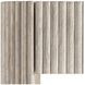 Lucerne Alba and Graphite 1 Drawer Open Nightstand