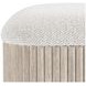 Lucerne Beige Performance Fabric Upholstered Accent Bench