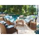 Harbor Isle Blue 63" Outdoor Loveseat