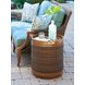 Harbor Isle Blue 63" Outdoor Loveseat