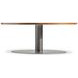 Brasea Lume and Tungsten Round Cocktail Table