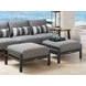 South Beach Gray Outdoor Conversation Set