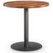 Brasea Lume and Tungsten Round Side Table