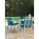Silver Sands Blue Upholstered Outdoor  Side Chair