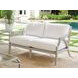 Silver Sands Beige 60" Outdoor Loveseat