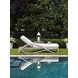 Silver Sands Beige 82" Outdoor Chaise Lounge