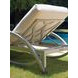 Silver Sands Beige 82" Outdoor Chaise Lounge