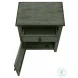 3948 Antique Green Finis Nightstand