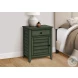 3948 Antique Green Finis Nightstand