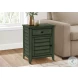 3948 Antique Green Finis Nightstand