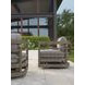 La Jolla Gray Performance Fabric Outdoor Occasional Swivel Chair