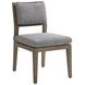 La Jolla Gray Performance Fabric Outdoor Side Chair