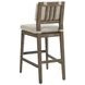 La Jolla Beige Performance Fabric Outdoor Bar Stool