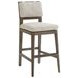 La Jolla Beige Performance Fabric Outdoor Bar Stool