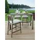 La Jolla Beige Performance Fabric Outdoor Bar Stool