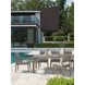 La Jolla Gray Performance Fabric Outdoor Arm Chair