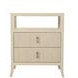 East Hampton Cerused Linen 26" Nightstand