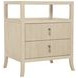 East Hampton Cerused Linen 26" Nightstand