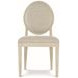 East Hampton Muted Gray Oval Back Side Chair Set of 2