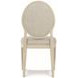 East Hampton Muted Gray Oval Back Side Chair Set of 2