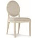East Hampton Muted Gray Oval Back Side Chair Set of 2