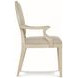 East Hampton Muted Gray Oval Back Arm Chair Set of 2