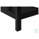 3961 Black 1 Drawer Accent Table