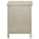 3984 Antique White 1 Drawer Accent Table
