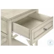 3984 Antique White 1 Drawer Accent Table