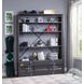 Cargo Gunmetal 2 Door Bookcase with Ladder