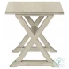 3989 Antique White Accent Table