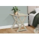 3989 Antique White Accent Table