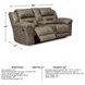 Stoneland Fossil Reclining Console Loveseat