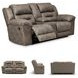 Stoneland Fossil Reclining Console Loveseat